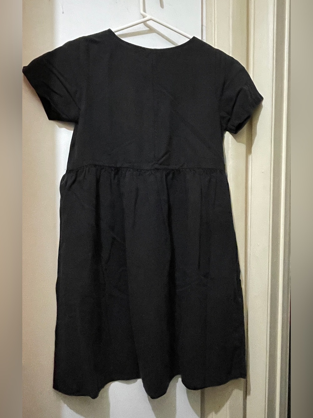 Tradlands Nico Dress - XS (original very oversized XXS) dyed w RIT Back to Black - Picture 10 of 16